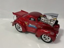 1/18 MUSCLE MACHINES 2001 FUN LINE RED ON BLACK  - Photo 5