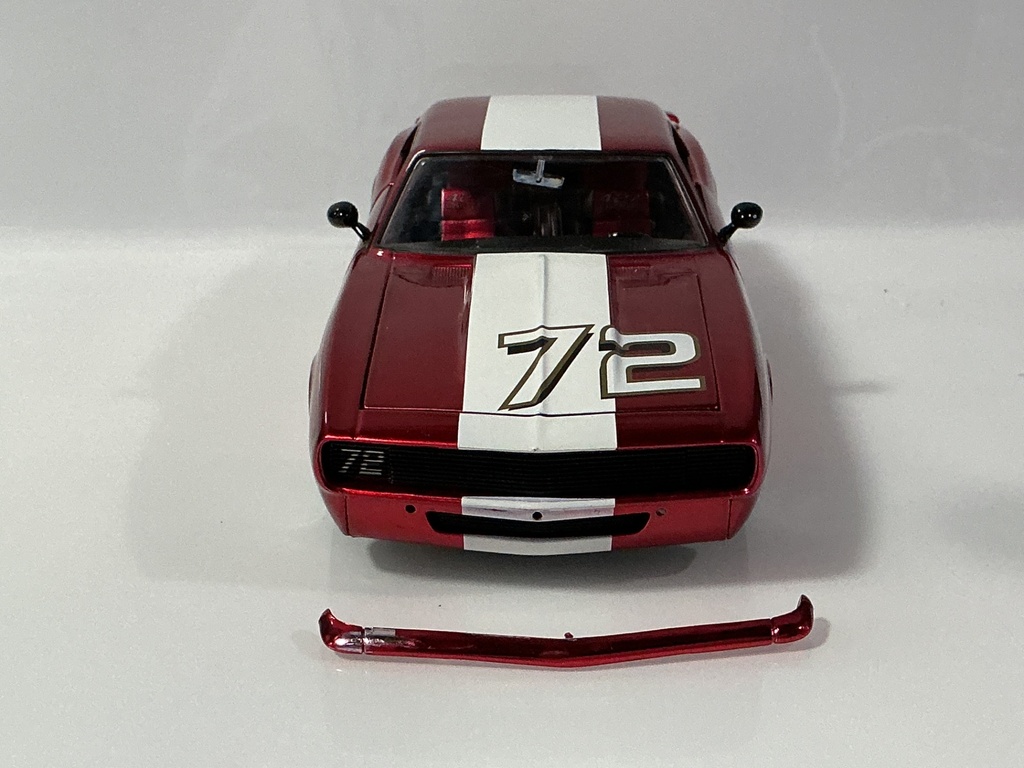 1/18 JADA 1968 CHEVY CAMARO RED ON RED/BLACK - Photo 6