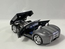 1/18 HOT WHEELS FORD SHELBY COBRA CONCEPT SILVER ON BLUE/BLACK - Photo 2