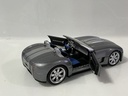 1/18 HOT WHEELS FORD SHELBY COBRA CONCEPT SILVER ON BLUE/BLACK - Photo 4