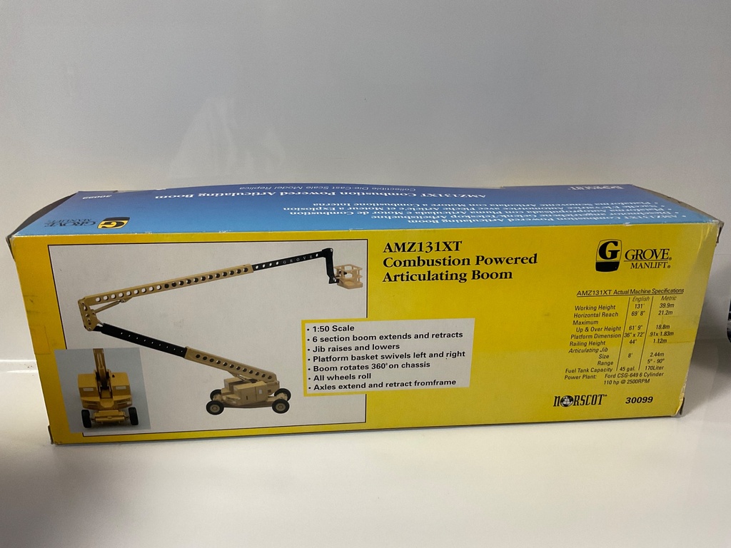 1/50 NORSCOT AMZ131XT COMBUSTION POWERED ARTICULATING BOOM  - Photo 2