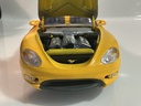 1/18 MAISTO MUSTANG MACH III YELLOW ON BLACK - Photo 3
