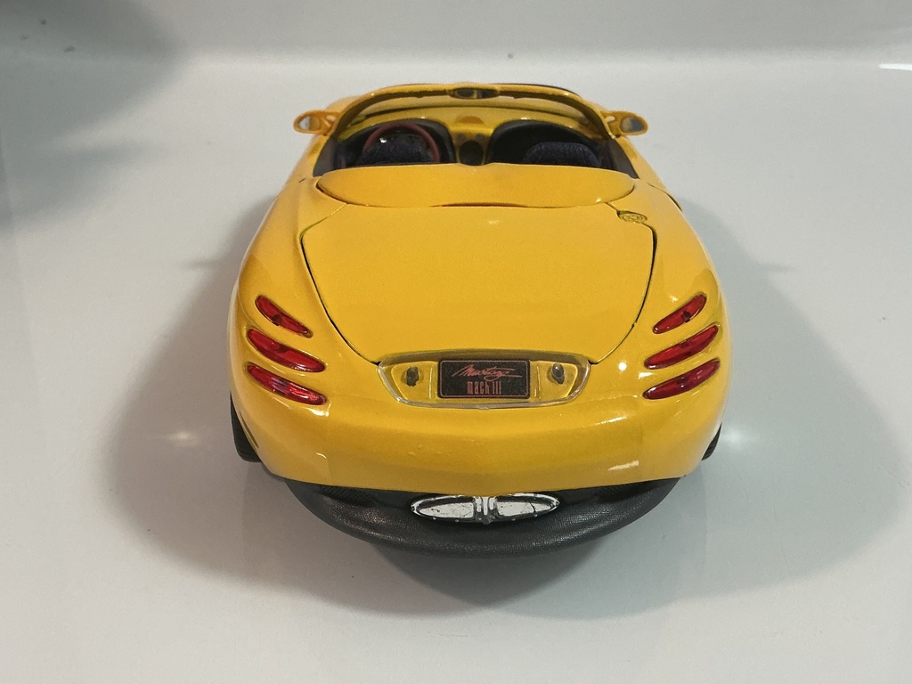 1/18 MAISTO MUSTANG MACH III YELLOW ON BLACK - Photo 6