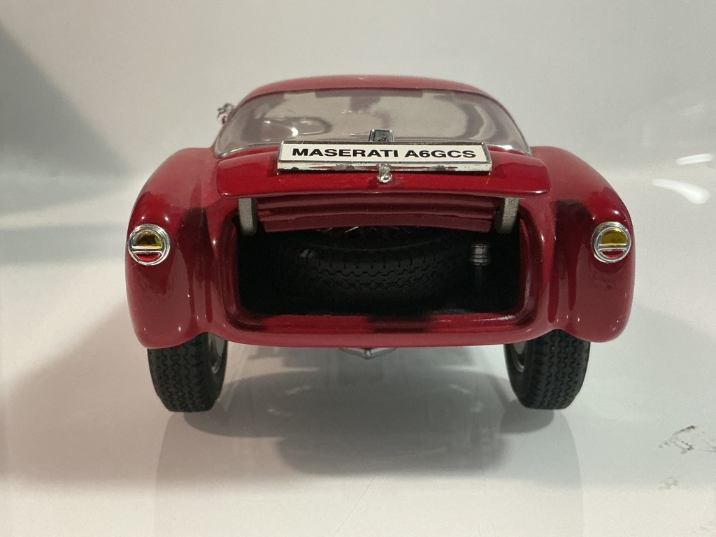 1/18 RICKO MASERATI A6 GCS BERLINETTA 1954 RED ON RED - Photo 6