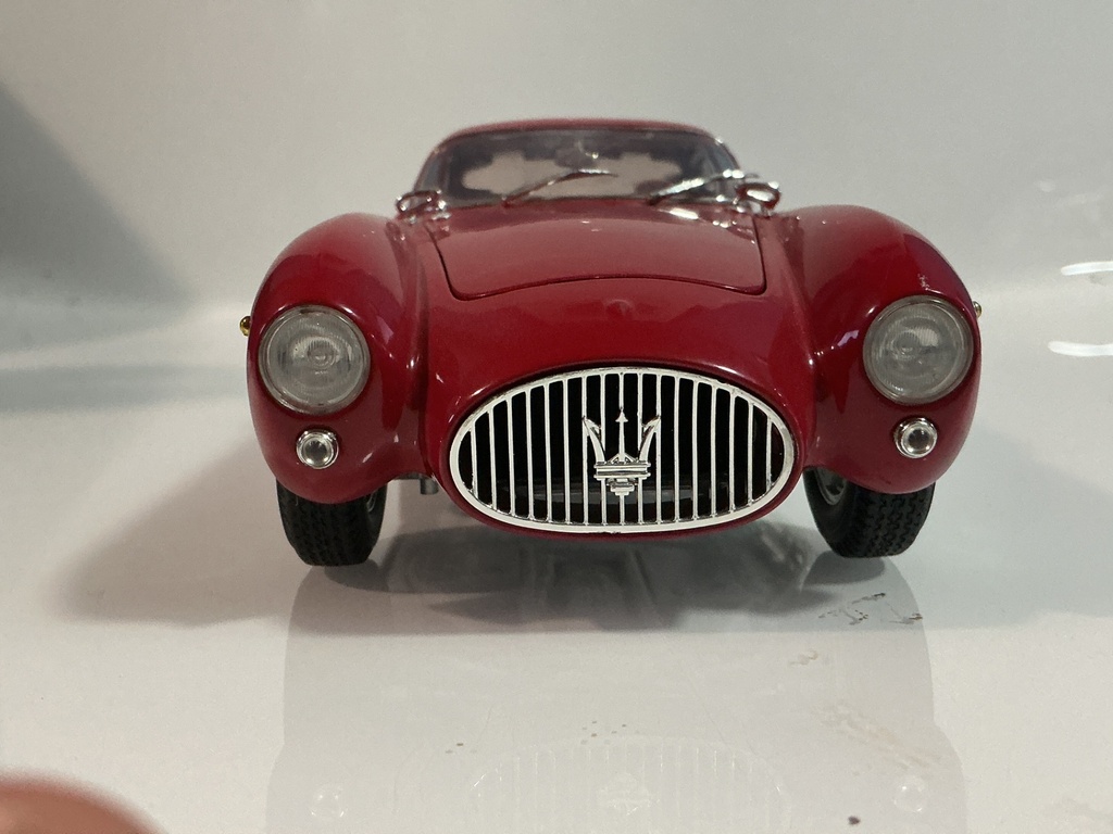 1/18 RICKO MASERATI A6 GCS BERLINETTA 1954 RED ON RED - Photo 8
