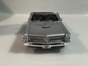 1/18 MAISTO 1965 PONTIAC GTO SILVER ON BLACK - Photo 8