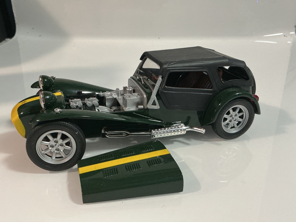 1/18 ANSON LOTUS SUPER SEVEN 1957 - 1973 GREEN ON BROWN - Photo 2