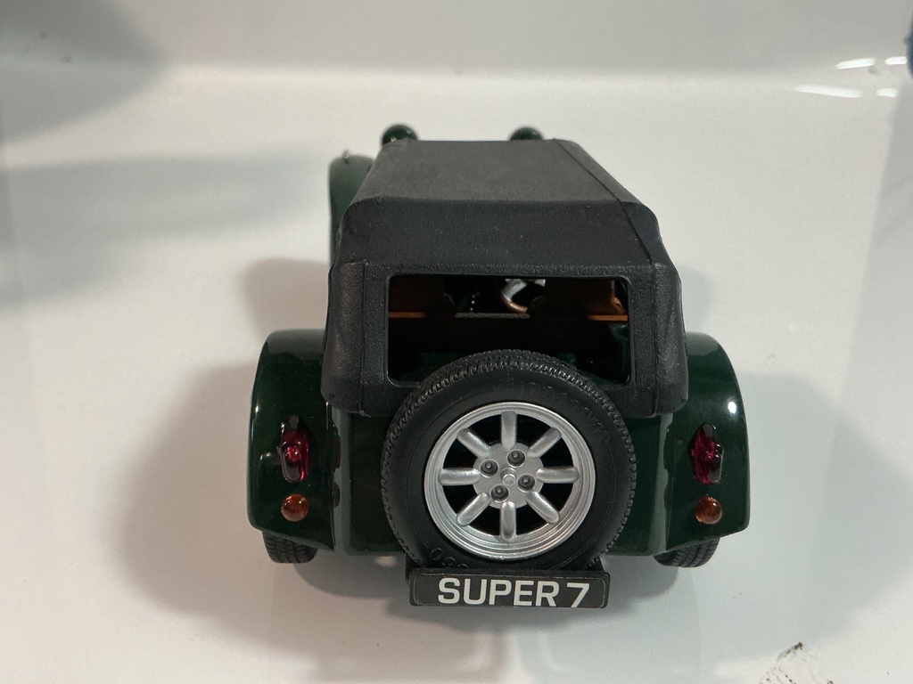 1/18 ANSON LOTUS SUPER SEVEN 1957 - 1973 GREEN ON BROWN - Photo 4