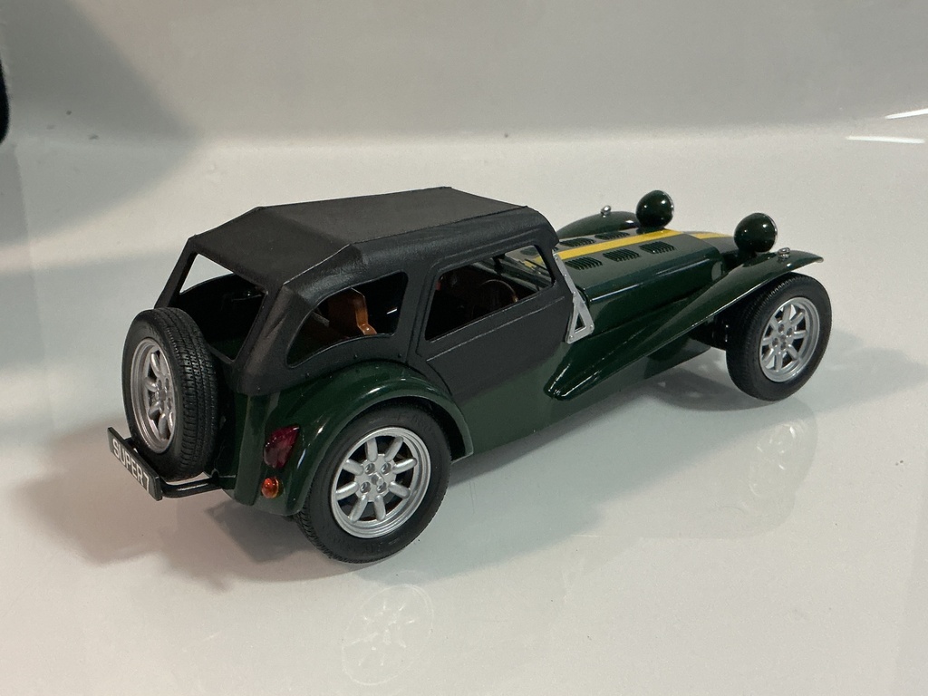 1/18 ANSON LOTUS SUPER SEVEN 1957 - 1973 GREEN ON BROWN - Photo 5