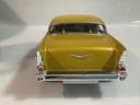 1/18 HOT WHEELS ‘57 CHEVY GOLD / FLAMES ON GREY - Photo 5