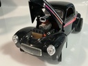1/18 ROAD LEGENDS 1941 WILLYS BLACK ON BROWN  - Photo 2