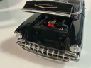 1/18 ERTL 1957 CHEVY BEL AIR BLACK ON BLACK - Photo 2