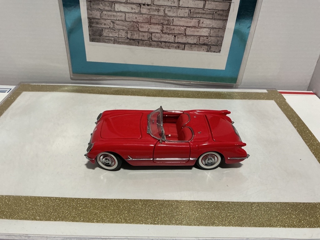 1/24: FRANKLIN MINT 1954 CORVETTE RED image