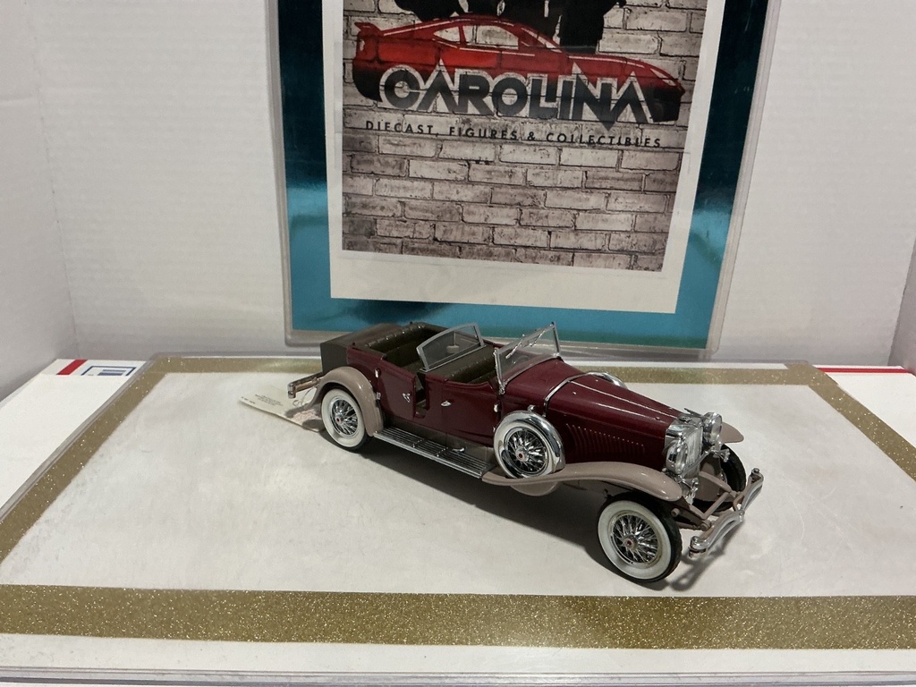 1/24: FRANKLIN MINT 1930 DUSENBERG J DERHAM TOURSTER image