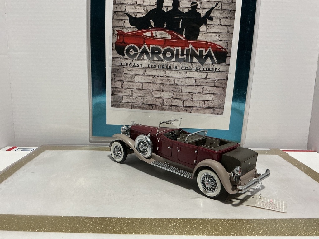 1/24: FRANKLIN MINT 1930 DUSENBERG J DERHAM TOURSTER image