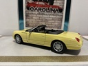 1/18: MAISTO 1999 FORD THUNDERBIRD YELLOW ON BLACK image