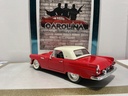 1/18: ROAD LEGENDS 1955 THUNDERBIRD RED AND WHITE ON BLACK image