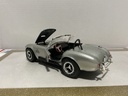 1/18: ERTL 1965 SHELBY COBRA 427 SILVER ON BLACK image