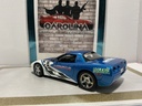 1/18: UT MODEL CHEVY CORVETTE ROLEX *CRACKS IN PAINT* BLUE AND WHITE ON BLACK image