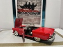 1/18: ROAD LEGENDS 1955 THUNDERBIRD RED ON BLACK image