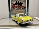 1/18: ROAD TOUGH 1955 FORD THUNDERBIRD YELLOW ON WHITE *SCUFFS ON BUMPER* image