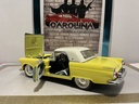 1/18: ROAD TOUGH 1955 FORD THUNDERBIRD YELLOW ON WHITE *SCUFFS ON BUMPER* image