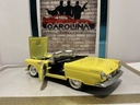 1/18: ROAD LEGENDS 1955 FORD THUNDERBIRD JUNKYARD CAR YELLOW ON BLACK image