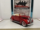1/18: ROAD SIGNATURE 1937 FORD CONVERTIBLE *DOOR HANDLE LOOSE* RED ON CREAM image