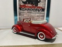 1/18: ROAD SIGNATURE 1937 FORD CONVERTIBLE *DOOR HANDLE LOOSE* RED ON CREAM image
