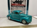1/18: ERTL 1940 FORD COUPE *NO MIRROR* TEAL ON TAN image