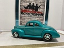 1/18: ERTL 1940 FORD COUPE *NO MIRROR* TEAL ON TAN image