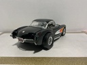 1/18: ROAD SIGNATURE 1957 CHEVROLET CORVETTE GASSER BLCK ON WHITE image