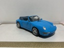 1/18 MAISTO PORSHE 911 CARRERA CABRIOLET 1994 BLUE ON BLUE image