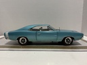 1/18 AUTHENTICS 1969 DODGE CHARGER R/T BLUE ON WHITE MCACN image