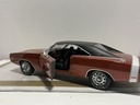 1/18 GREENLIGHT 1970 DODGE CHARGER R/T BROWN ON BLACK GRAVE YARD image