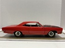 1/18 ERTL 1969 PLYMOUTH ROAD RUNNER RED ON BLACK *HANDLE BROKE image