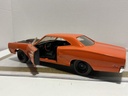 1/18 ERTL 1969 DODGE SUPER BEE ORANGE ON BLACK *NO MIRROR image
