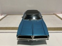 1/18 HOT WHEELS ‘69 DODGE CHARGER BLUE ON BLACK *PAINT BUBBLES ON TRUNK image