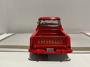 1/18 ERTL 1957 CHEVROLET PICKUP STREET MACHINE RED ON BLACK image