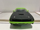 1/18 ERTL 1970 PLYMOUTH ‘CUDA GREEN/BLACK ON BLACK image
