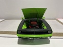 1/18 ERTL 1970 PLYMOUTH ‘CUDA GREEN/BLACK ON BLACK image