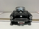 1/18 ROAD LEGENDS 1957 CHEVROLET CORVETTE GASSER BLACK ON CREAM image