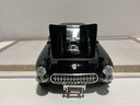1/18 ROAD LEGENDS 1957 CHEVROLET CORVETTE GASSER BLACK ON CREAM image