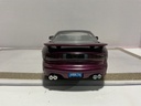 1/18 ERTL 1996 PONTIAC TRANS AM PURPLE ON GREY *DOOR BROKEN image