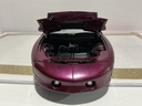 1/18 ERTL 1996 PONTIAC TRANS AM PURPLE ON GREY *DOOR BROKEN image