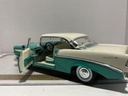 1/18 ROAD TOUGH ‘56 CHEVROLET BEL AIR TEAL ON CREAM *CRACKS IN PAINT image