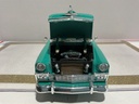1/18 ROAD TOUGH ‘56 CHEVROLET BEL AIR TEAL ON CREAM *CRACKS IN PAINT image