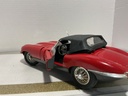 1/18 POLISTIL JAGUAR XK.E RED ON BLACK *JUNKYARD CAR image
