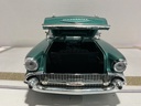 1/18 MOTOR MAX 1957 CHEVY BEL AIR BLUE/GREEN ON BLACK image