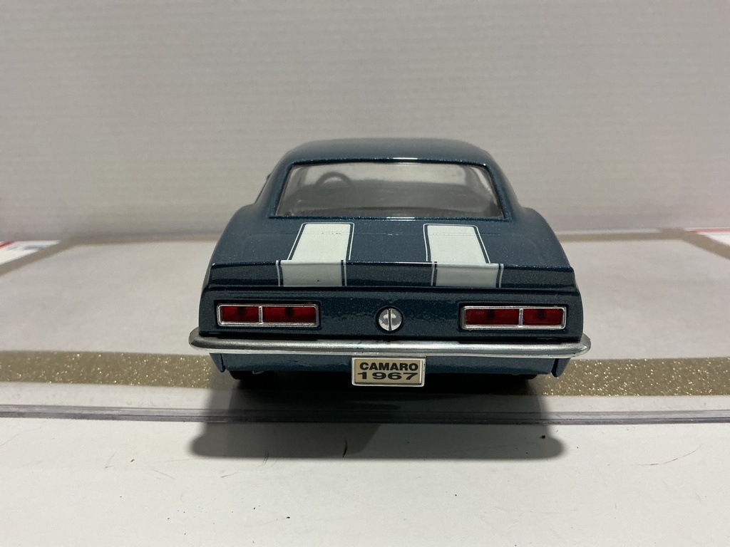 1/18 MOTOR MAX 1967 CHEVROLET CAMARO Z28 BLUE ON BLACK image